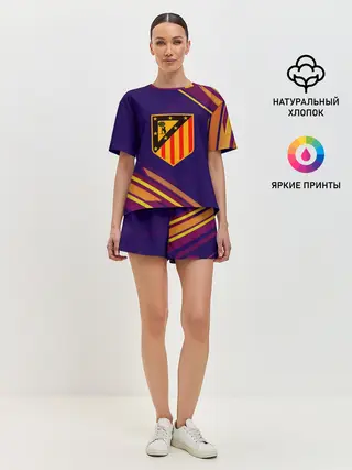 Женская пижама с шортами / Atletico Madrid