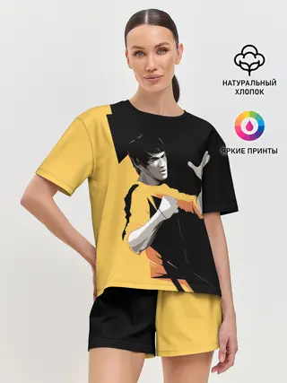 Женская пижама с шортами / Bruce Lee