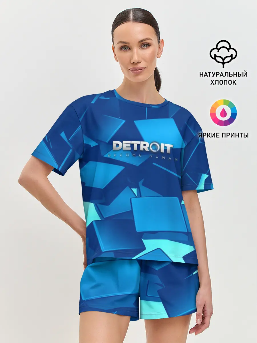 Женская пижама с шортами / Detroit:become human