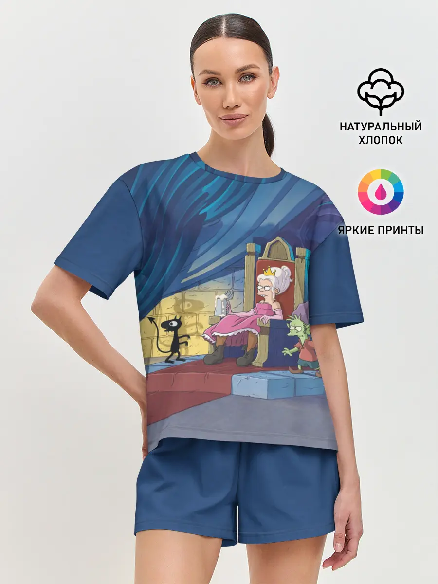 Женская пижама с шортами / Disenchantment