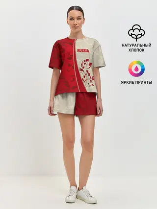Женская пижама с шортами / Russia