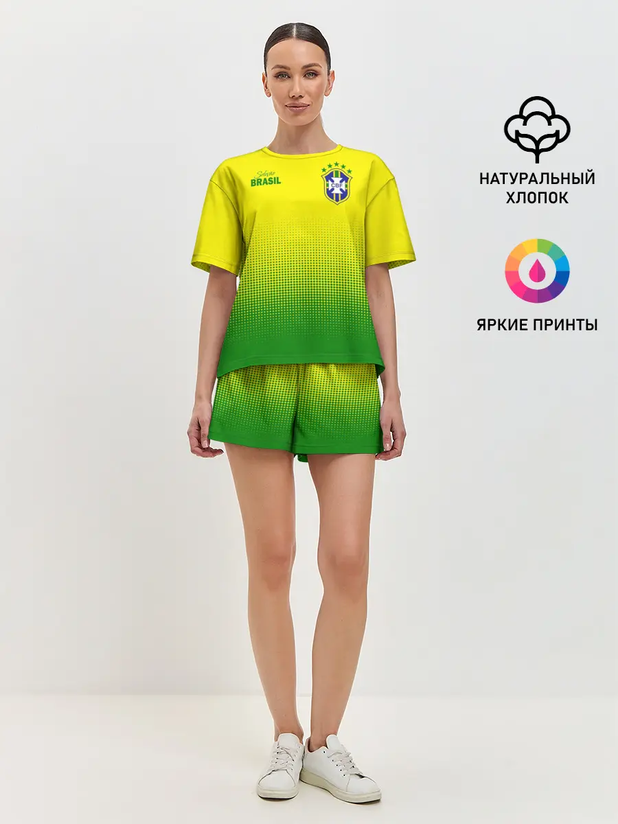 Женская пижама с шортами / Сборная Бразилии
