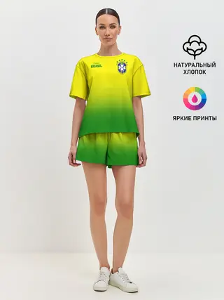 Женская пижама с шортами / Сборная Бразилии