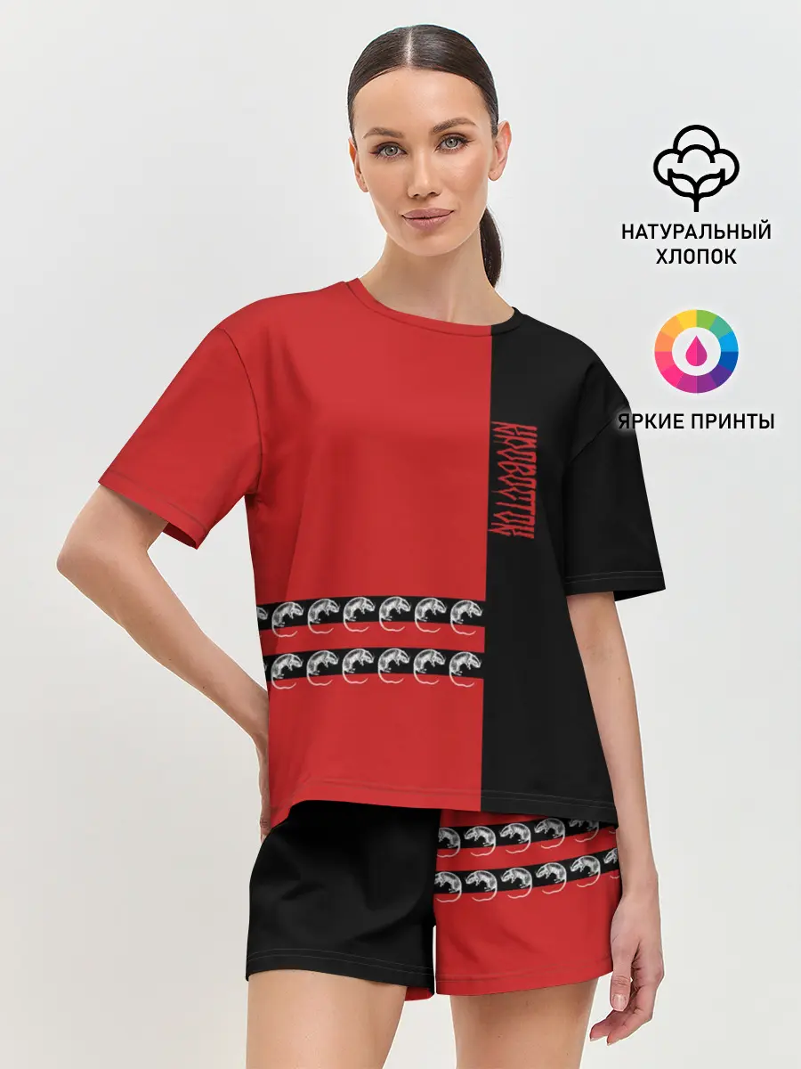 Женская пижама с шортами / Кровосток