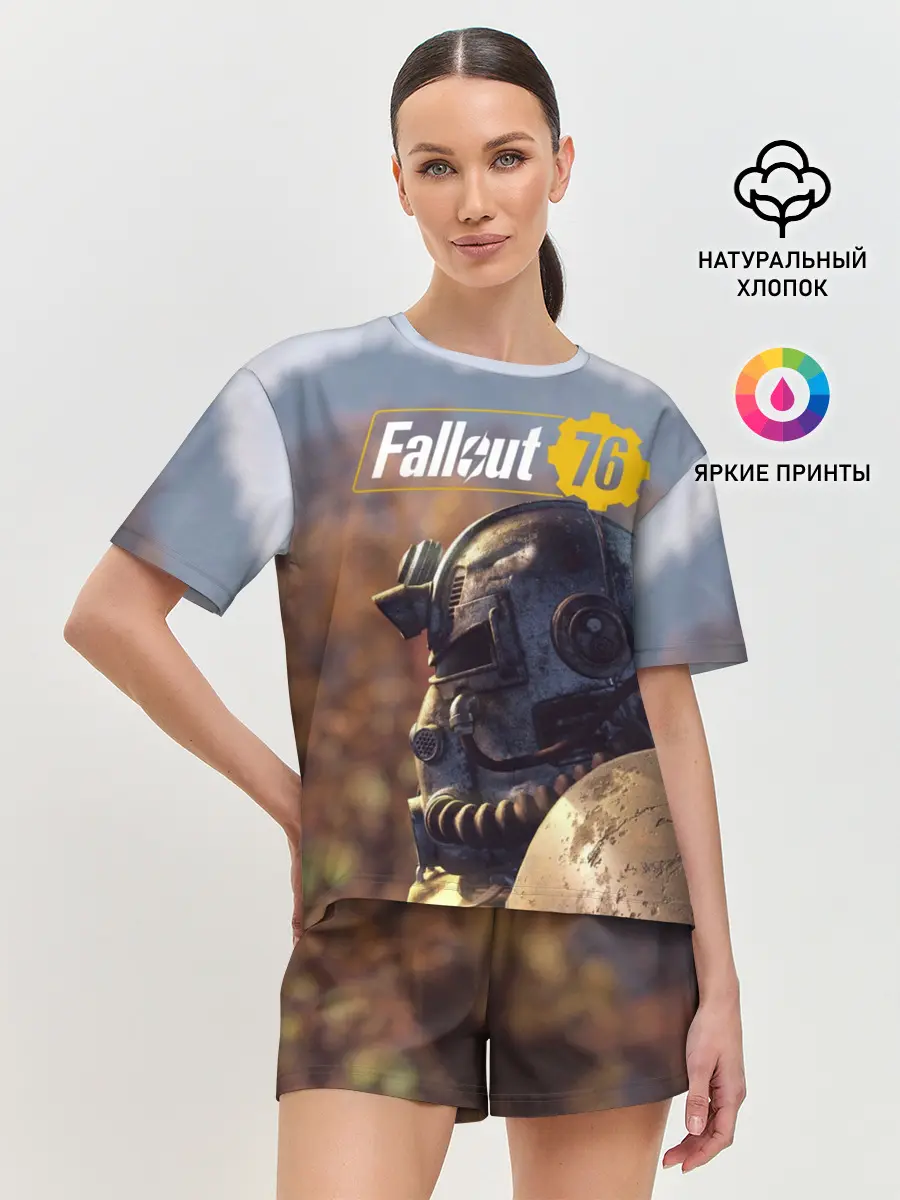 Женская пижама с шортами / Fallout 76