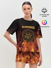 Женская пижама с шортами / Ramones