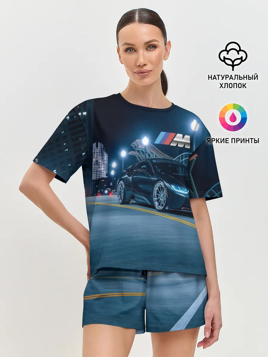 Женская пижама с шортами / BMW.