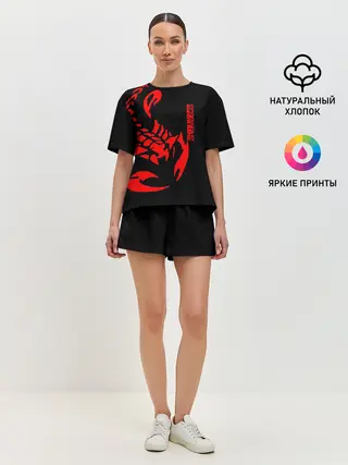 Женская пижама с шортами / Scorpions