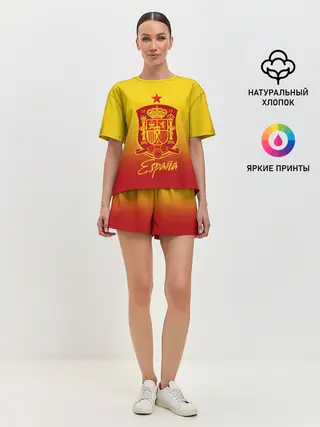 Женская пижама с шортами / Сборная Испании