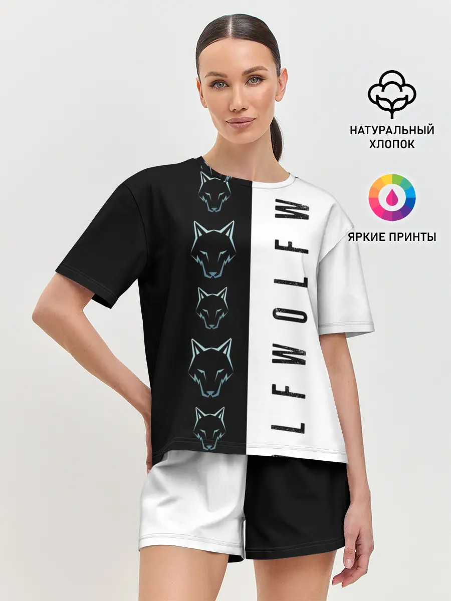 Женская пижама с шортами / Дикое обоняние