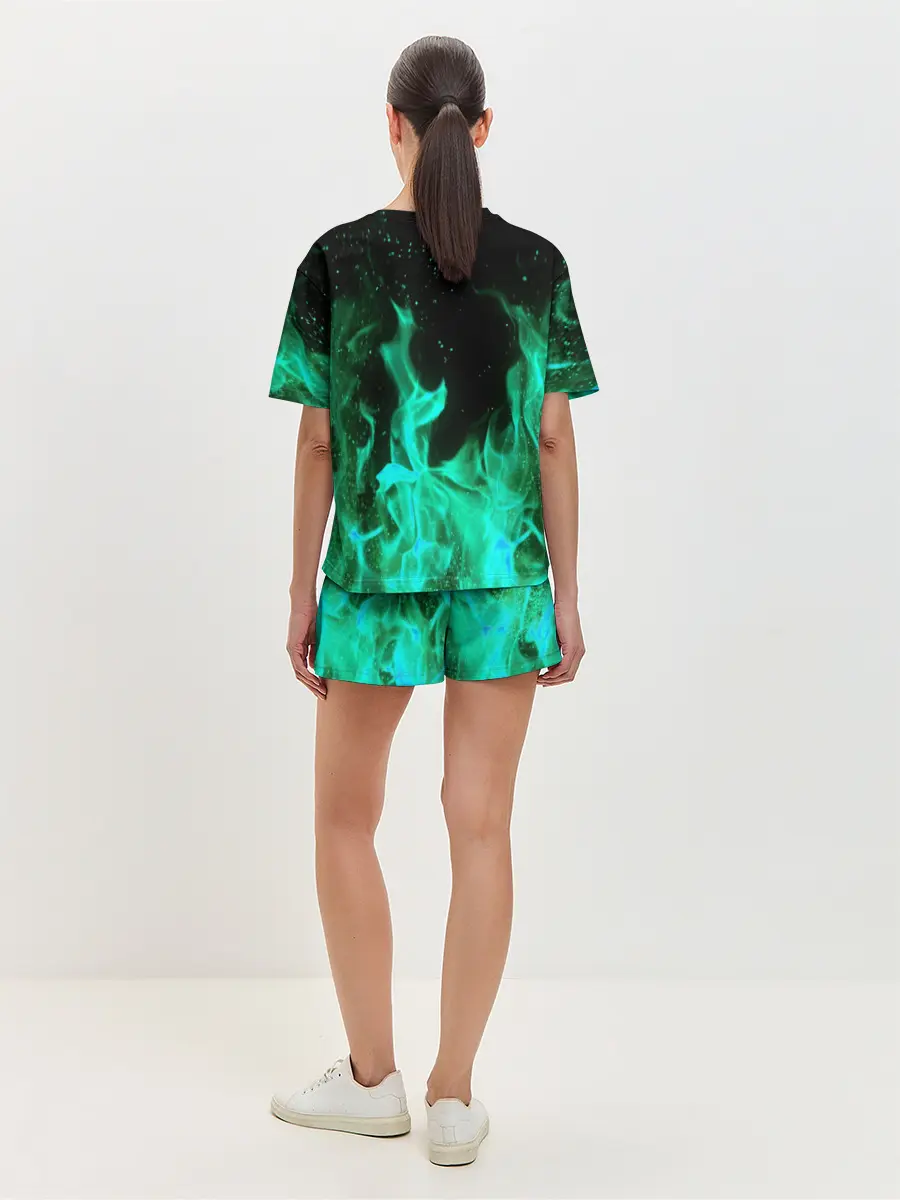 Женская пижама с шортами / CYBERPUNK 2077 | КИБЕРПАНК 2077