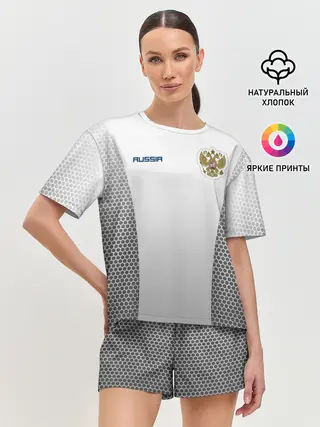 Женская пижама с шортами / Сборная России форма с сеткой