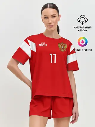 Женская пижама с шортами / Сборная России Зобнин