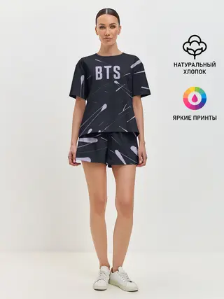 Женская пижама с шортами / BTS