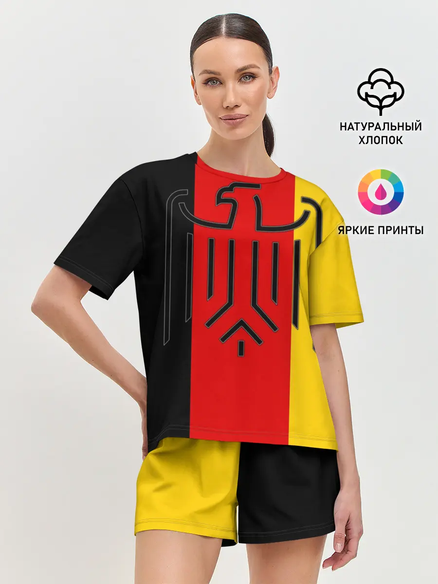 Женская пижама с шортами / German eagle