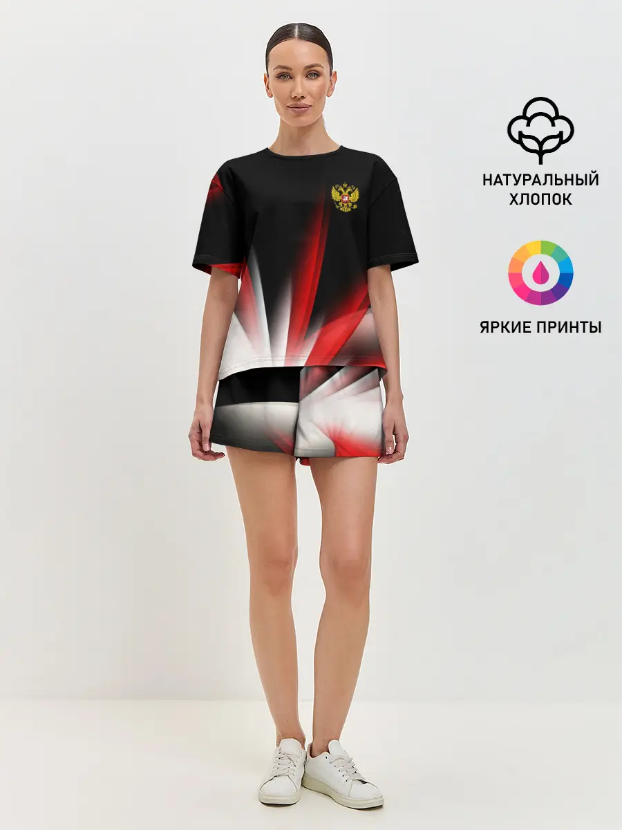 Женская пижама с шортами / Russia sport collection