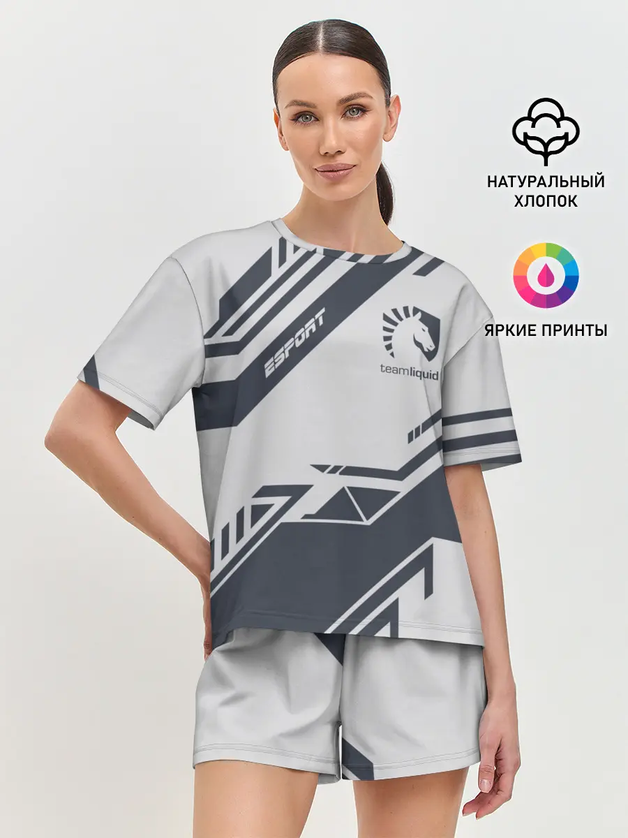 Женская пижама с шортами / TEAM LIQUID E-SPORT