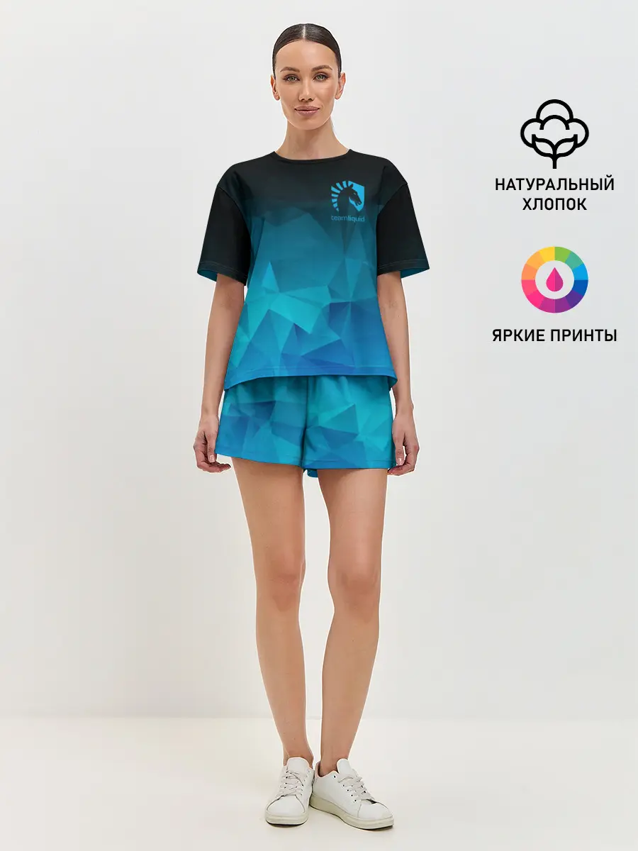 Женская пижама с шортами / TEAM LIQUID E-SPORT