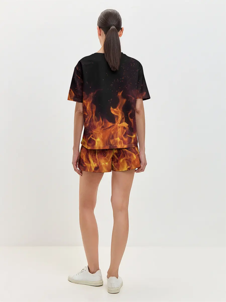 Женская пижама с шортами / Rise in revolution - Skillet