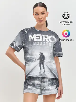 Женская пижама с шортами / Metro Exodus: Артём