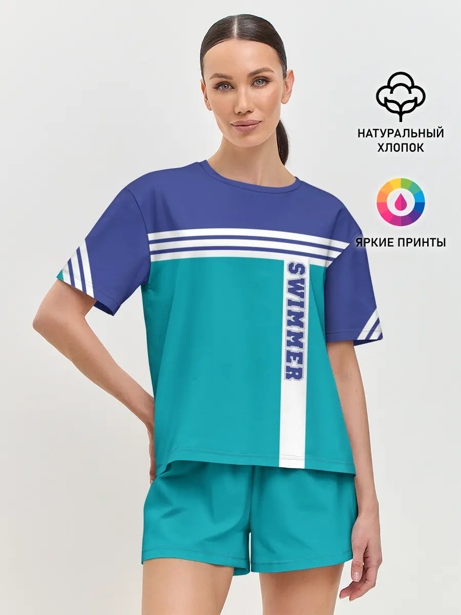 Женская пижама с шортами / Swimmer