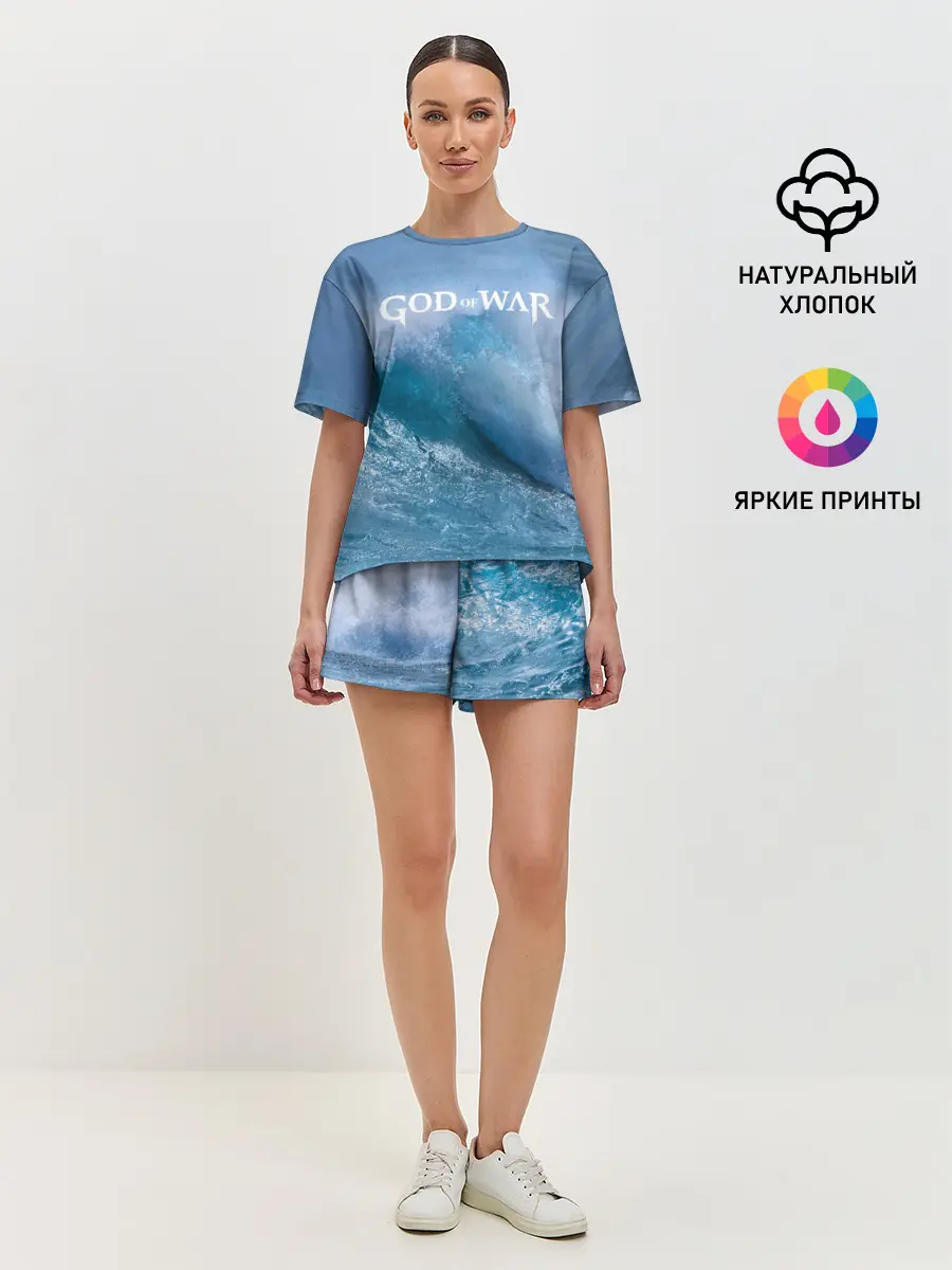 Женская пижама с шортами / God of WAR