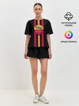 Женская пижама с шортами / FC Roma Lines