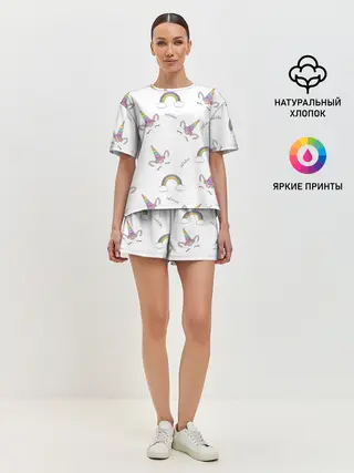 Женская пижама с шортами / Just belive