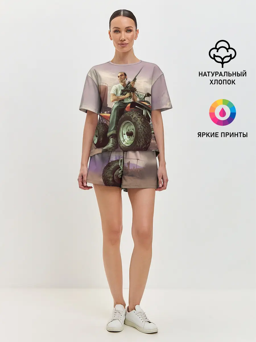 Женская пижама с шортами / Grand Theft Auto