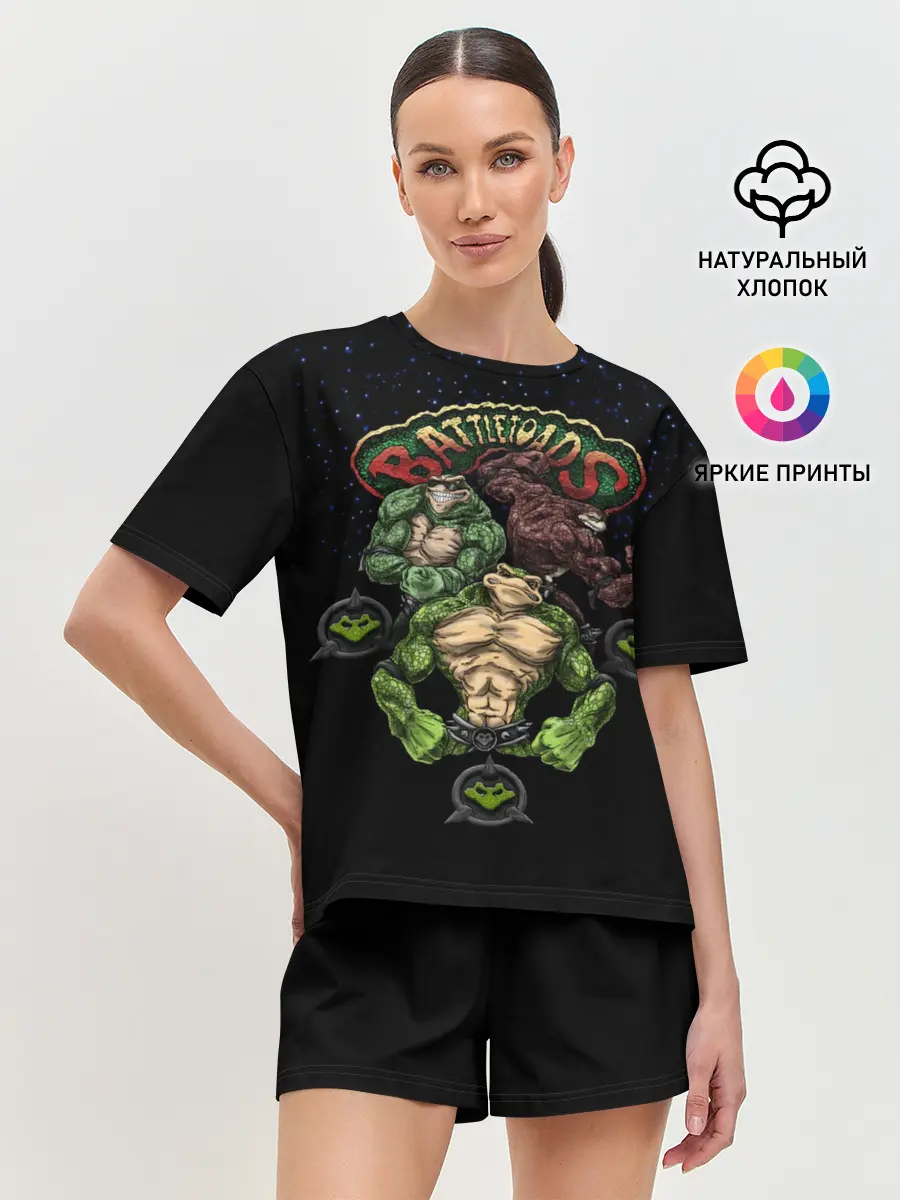 Женская пижама с шортами / Battletoads