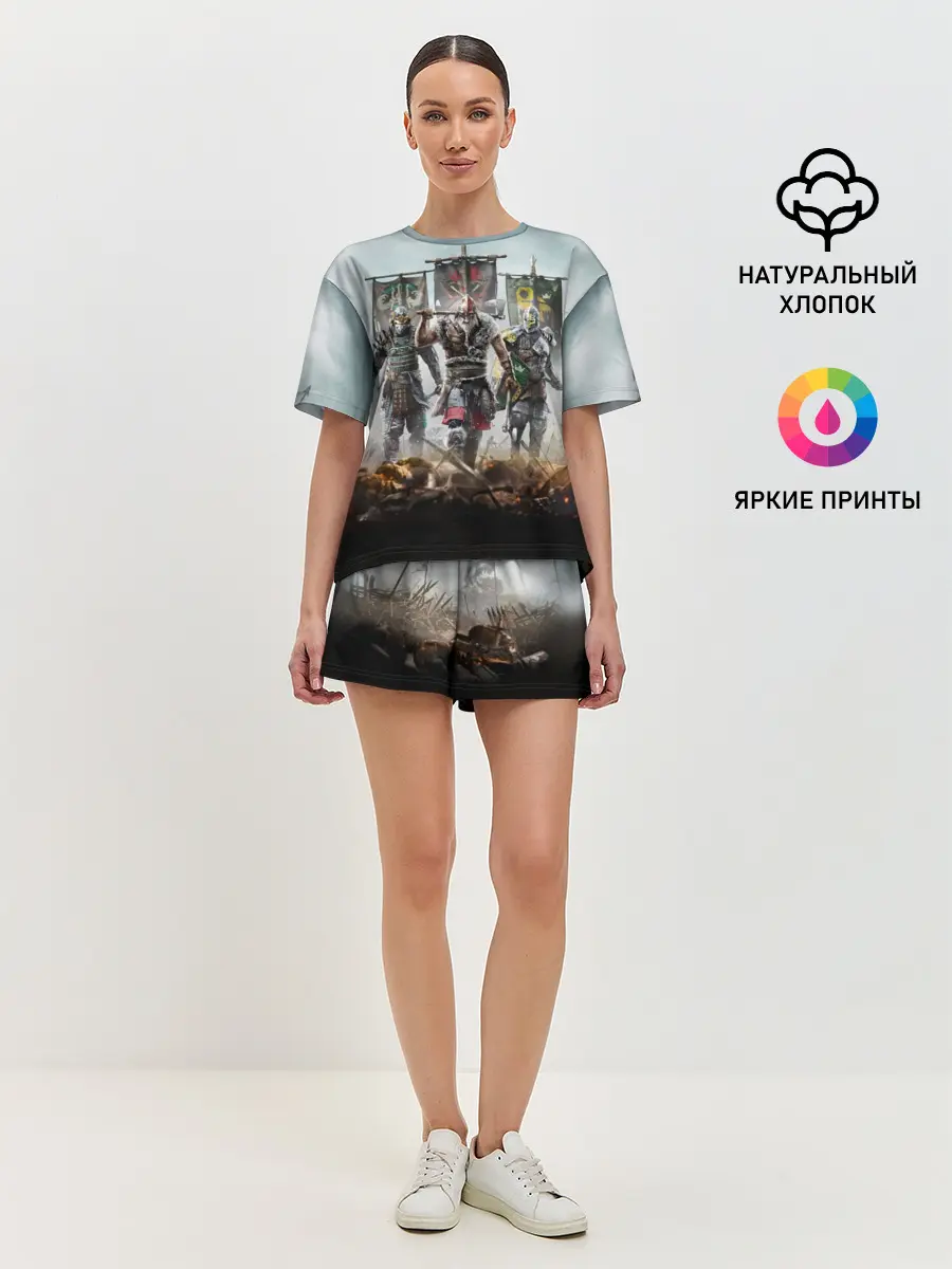 Женская пижама с шортами / For Honor