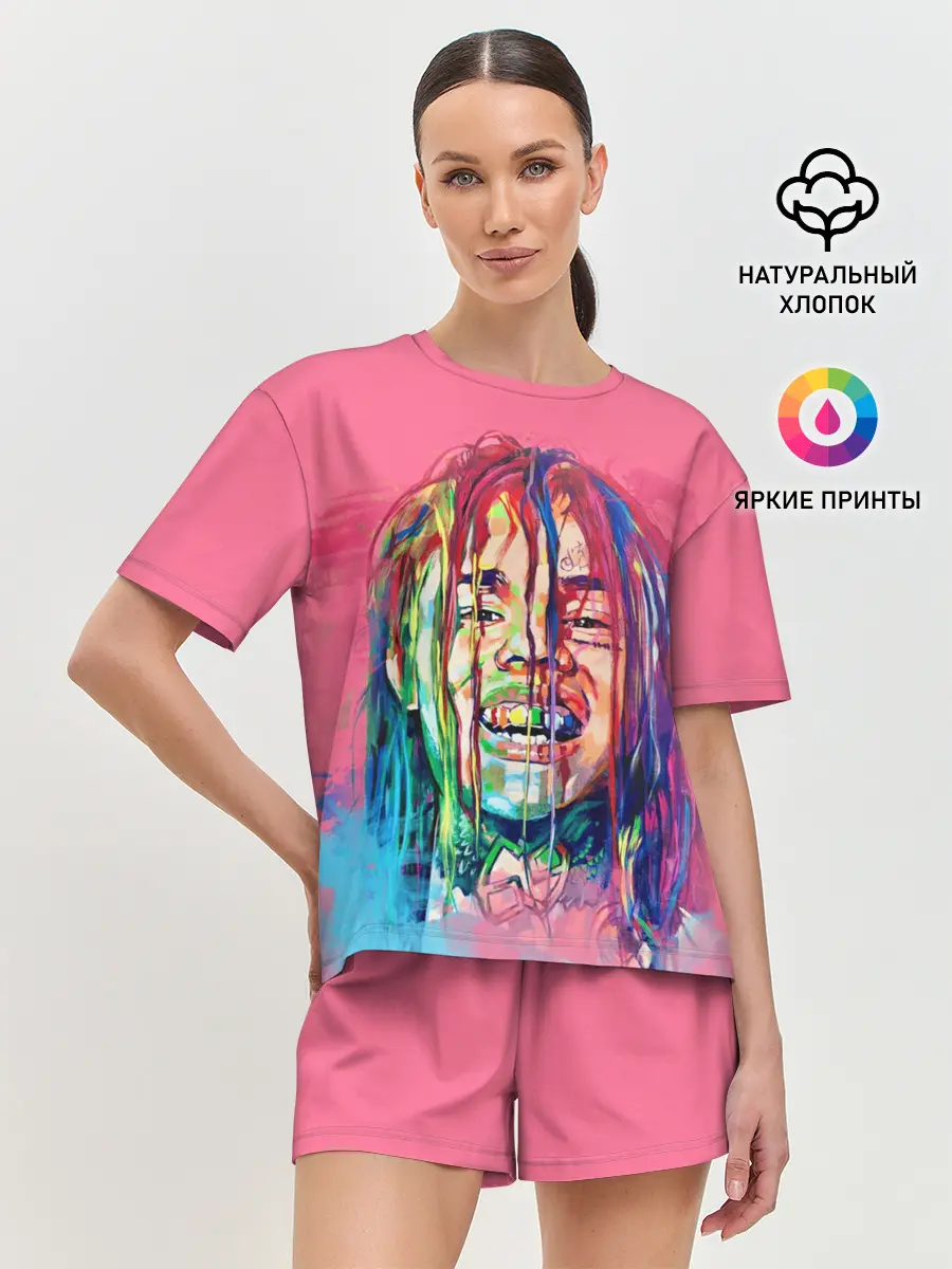 Женская пижама с шортами / PINK 69