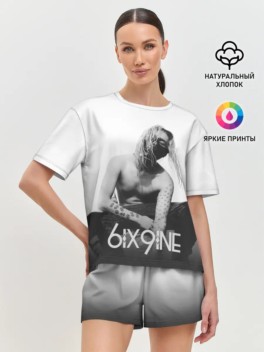 Женская пижама с шортами / 6IX9INE