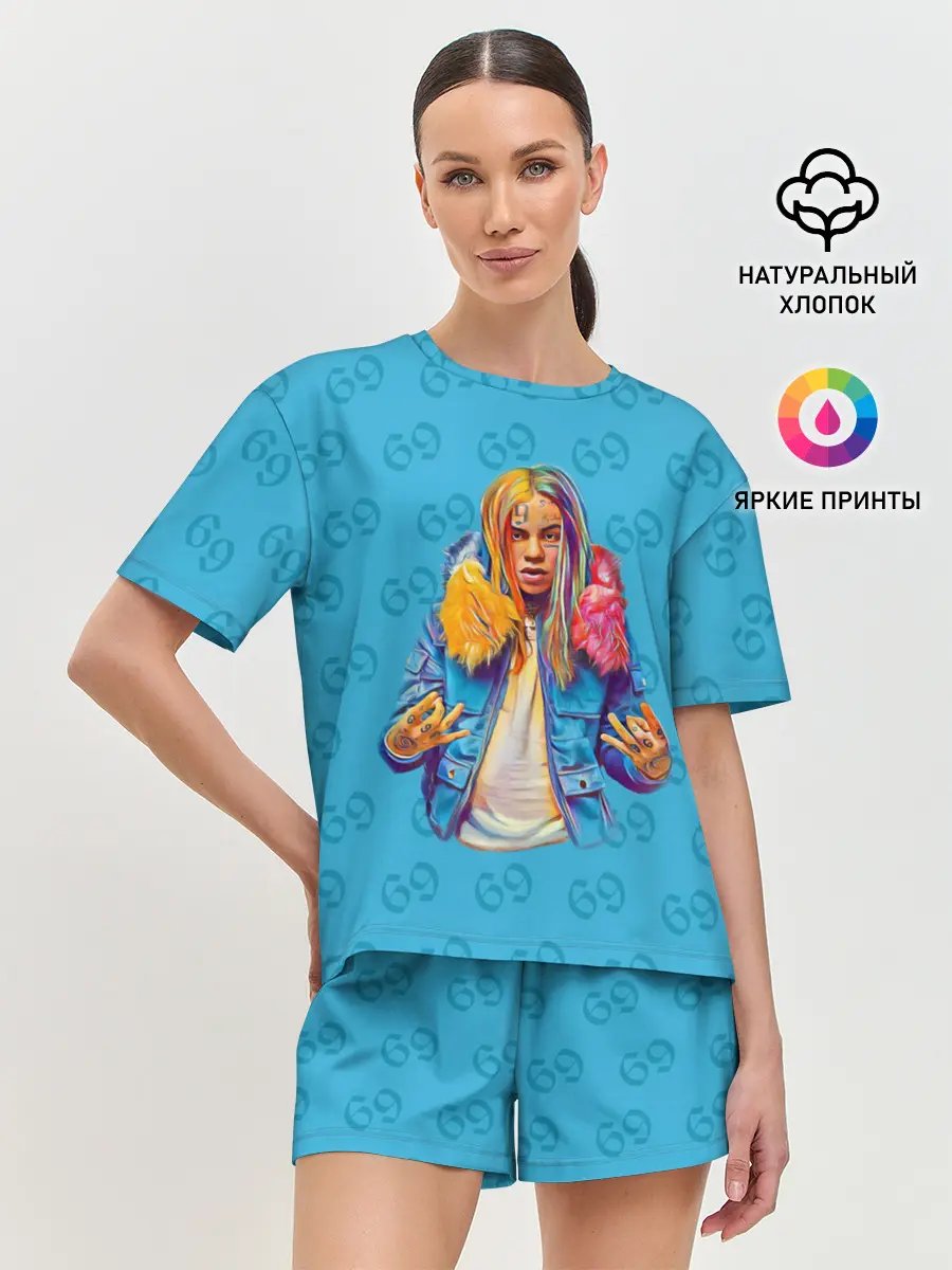 Женская пижама с шортами / 6IX9INE 69