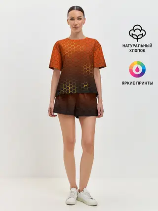 Женская пижама с шортами / СТАЛЬНАЯ БРОНЯ