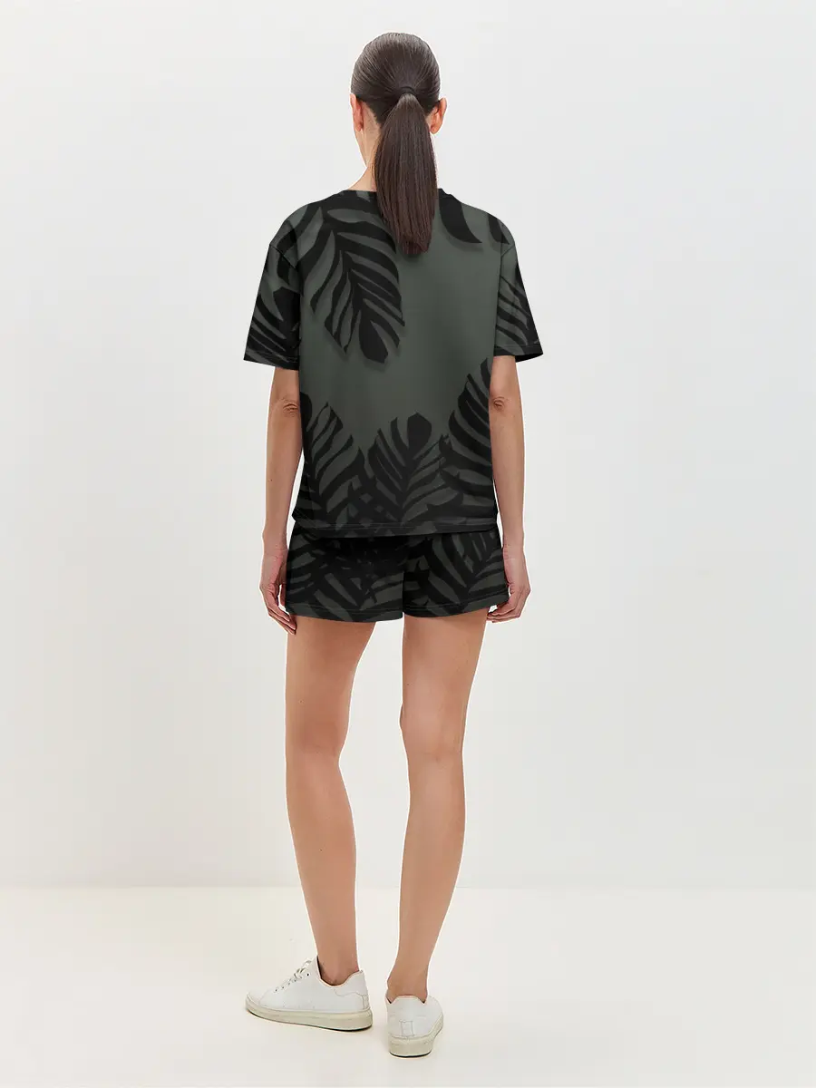 Женская пижама с шортами / Велоцераптор