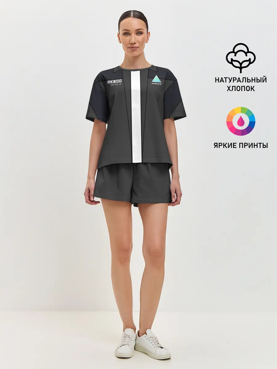 Женская пижама с шортами / RK800 без галстука