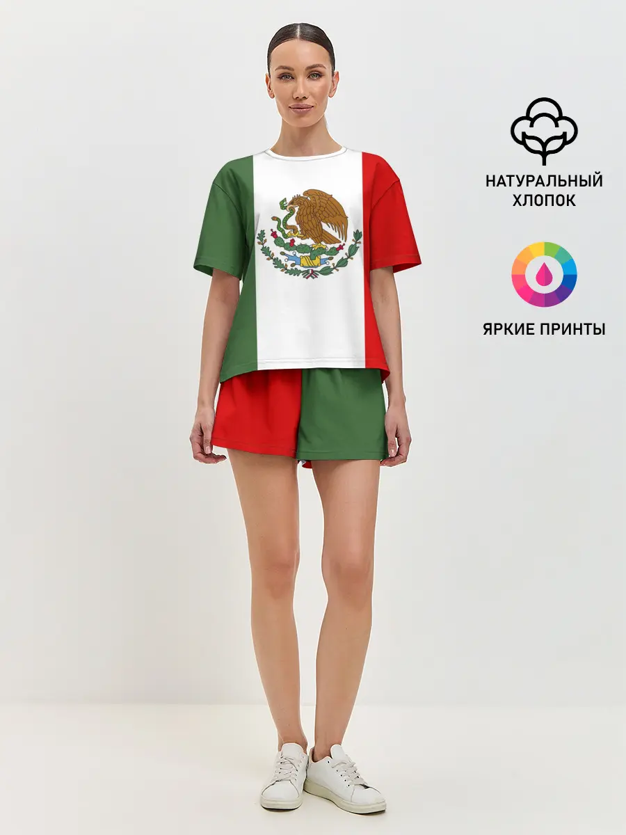 Женская пижама с шортами / Мексика Чемпионат Мира