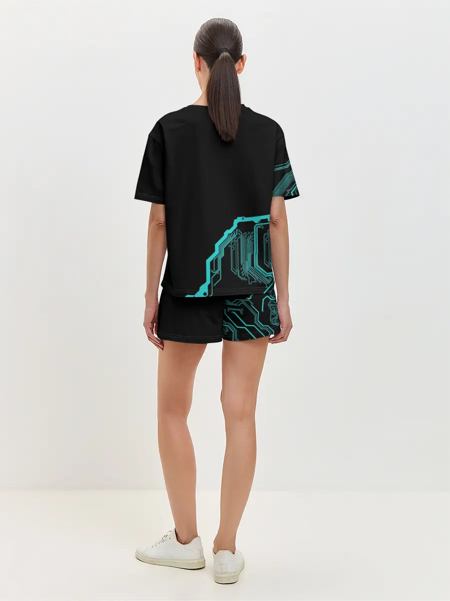 Женская пижама с шортами / Skrillex