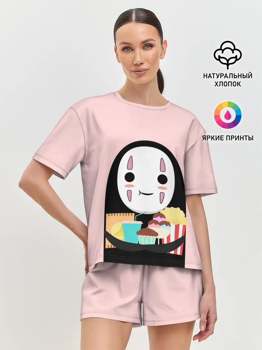 Женская пижама с шортами / Каонаси со вкусняшками