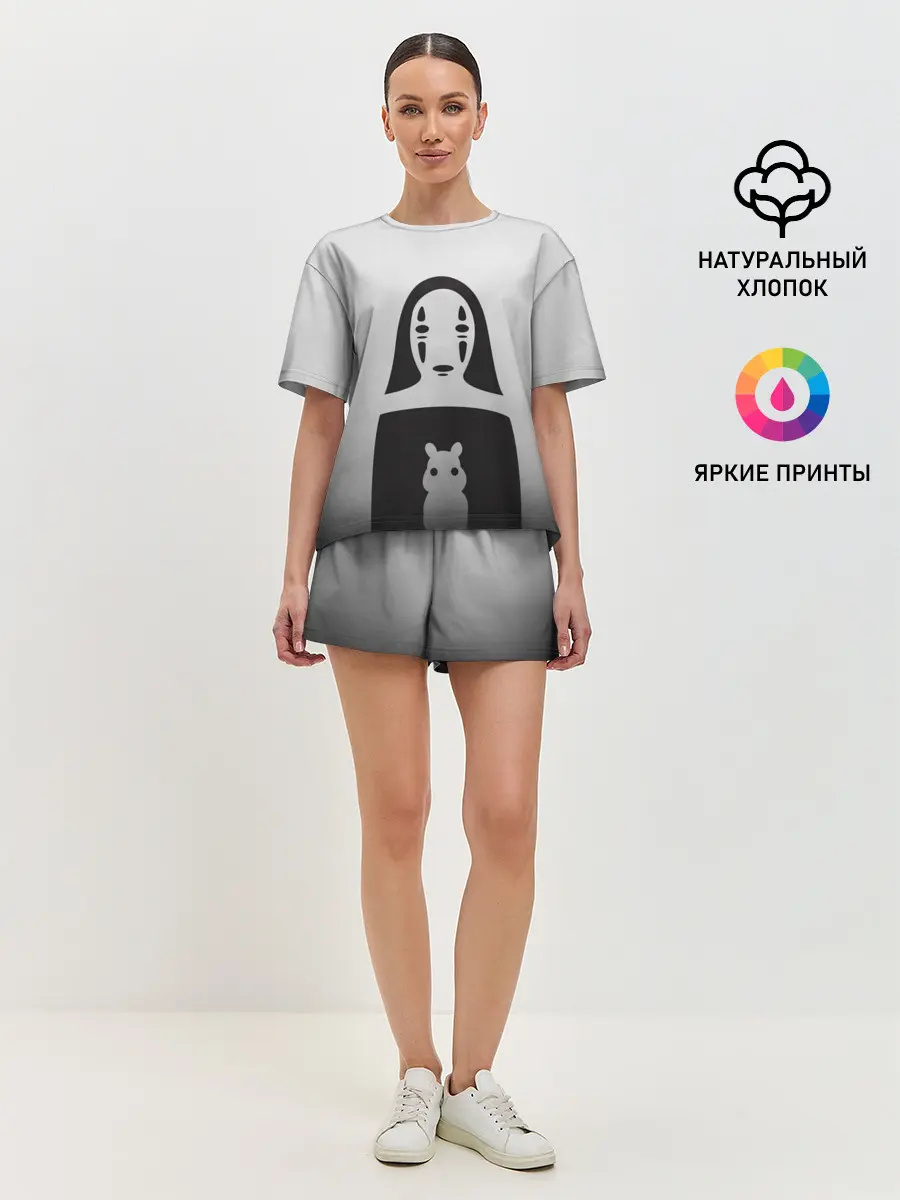Женская пижама с шортами / Каонаси и хомячок