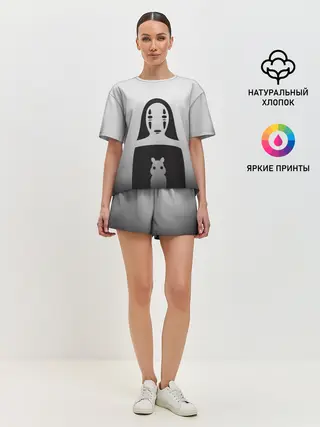 Женская пижама с шортами / Каонаси и хомячок