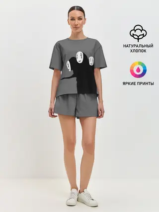 Женская пижама с шортами / Трехголовый бог Каонаси
