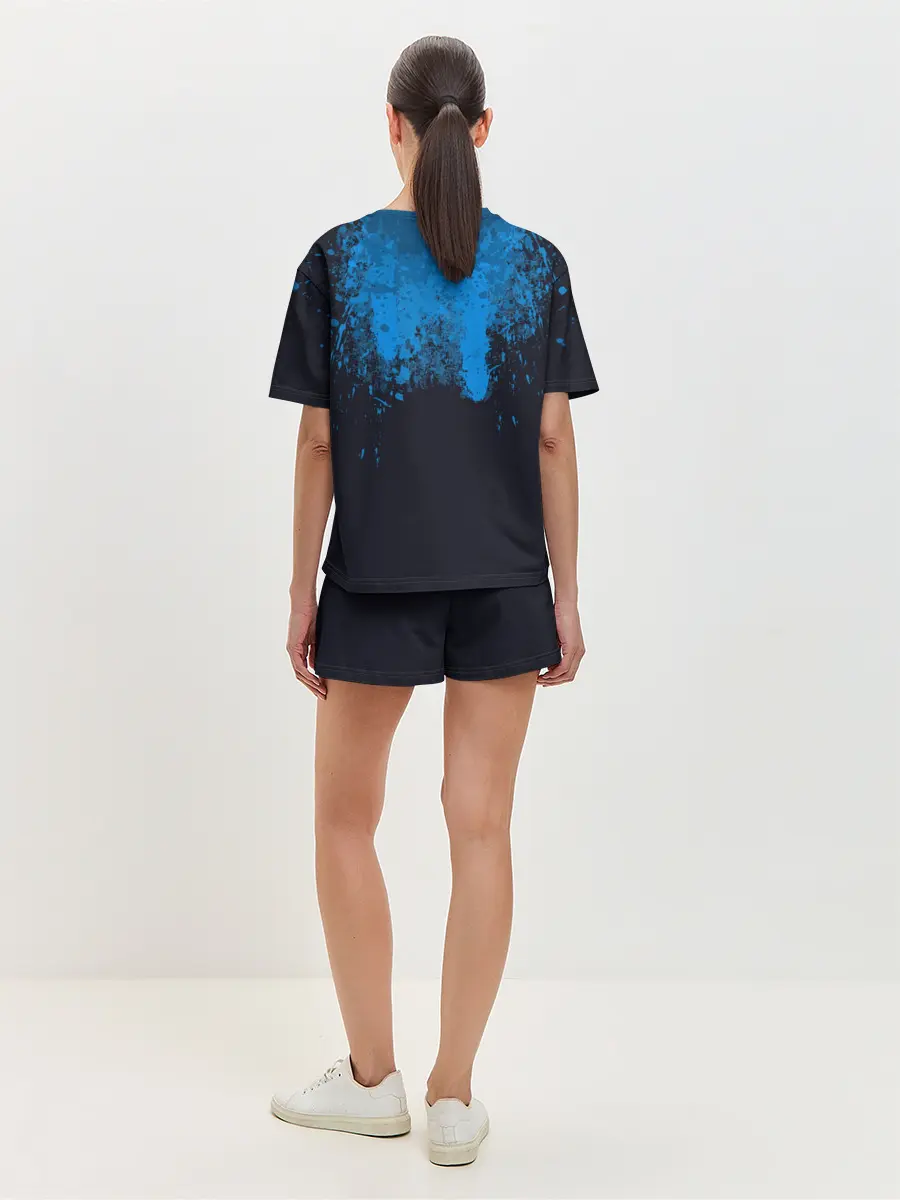 Женская пижама с шортами / КРОВЬ АНДРОИДА