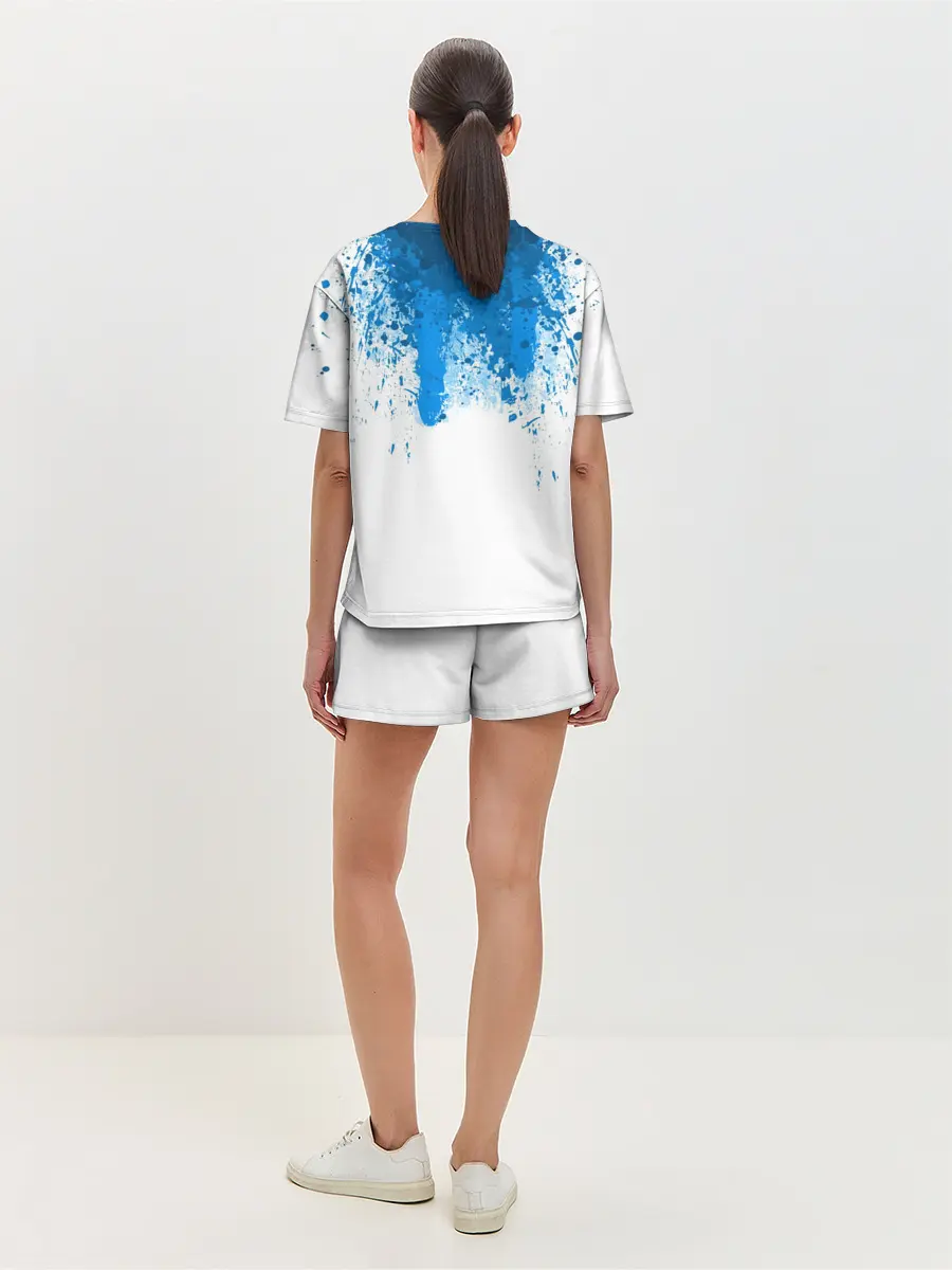 Женская пижама с шортами / КРОВЬ АНДРОИДА