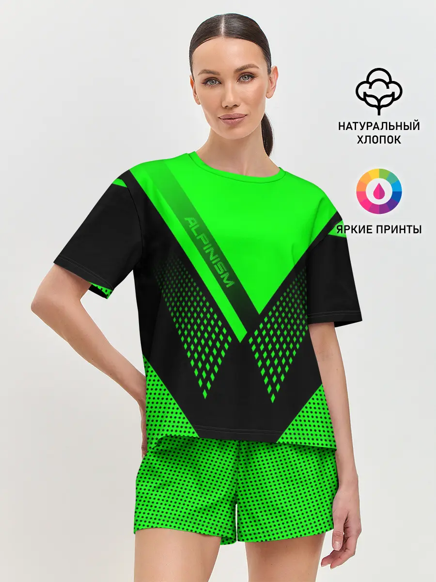 Женская пижама с шортами / Alpinism