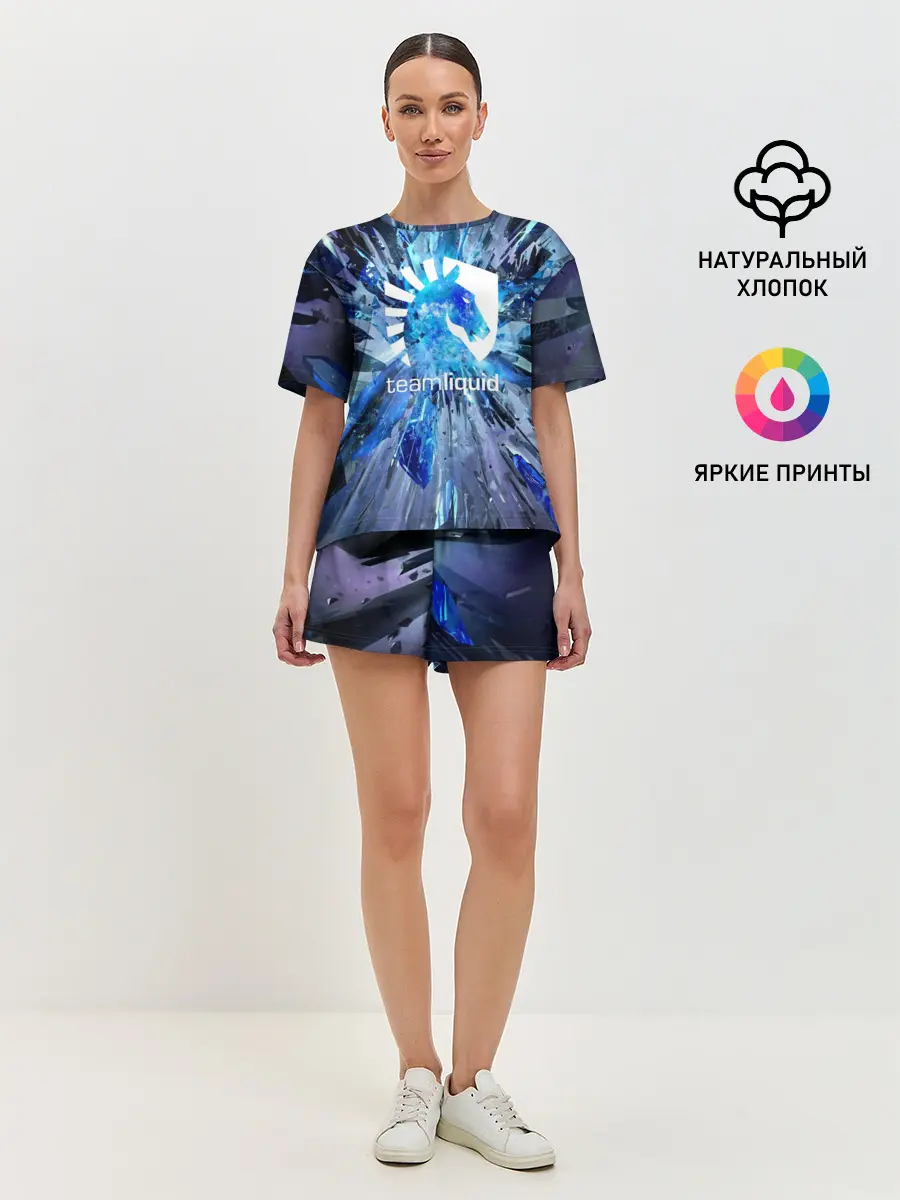 Женская пижама с шортами / TEAM LIQUID E-SPORT
