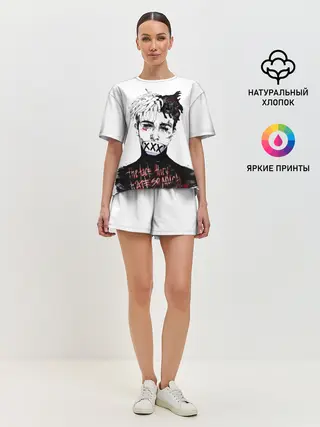 Женская пижама с шортами / xxxtentacion