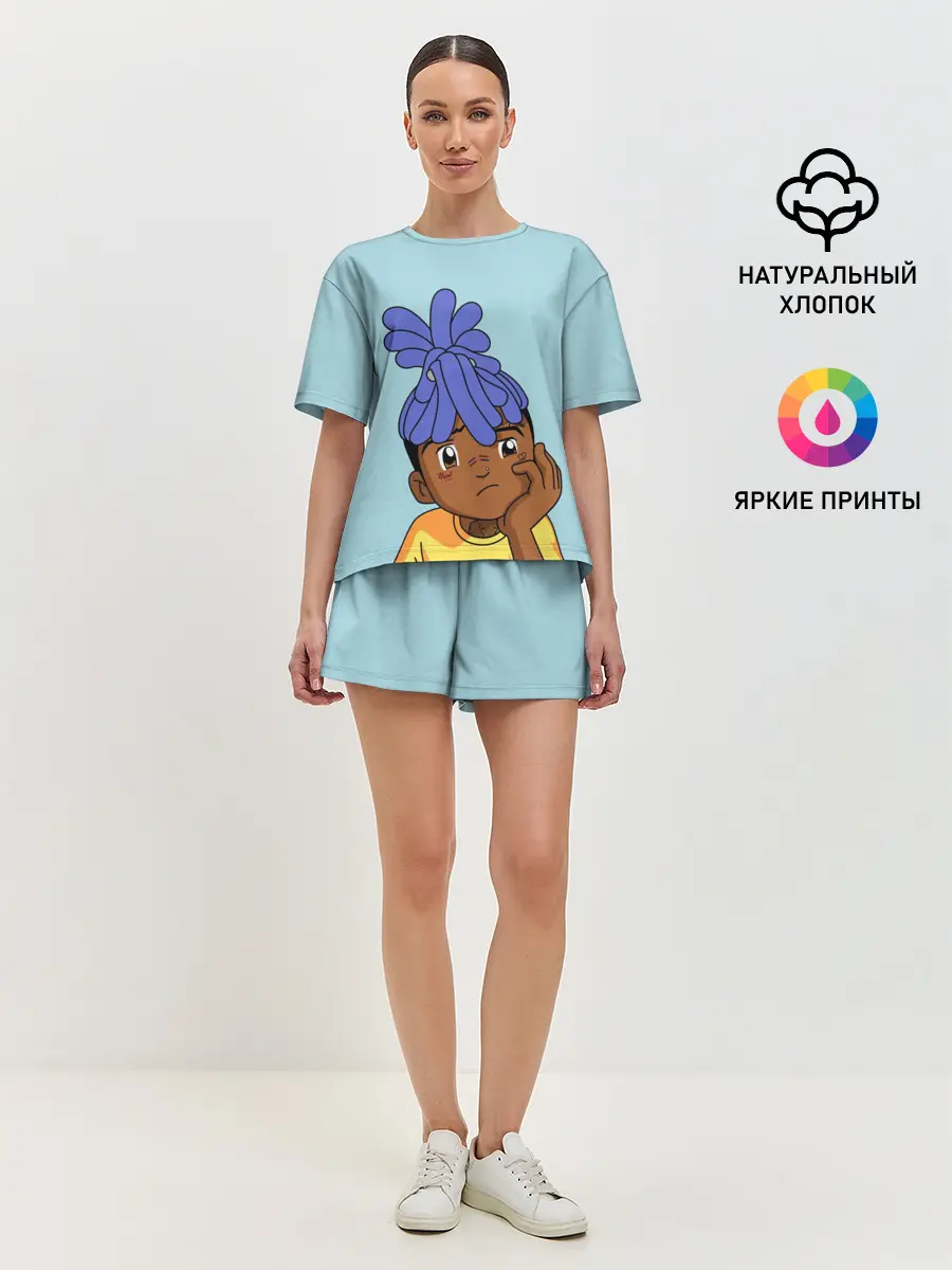 Женская пижама с шортами / xxxtentacion