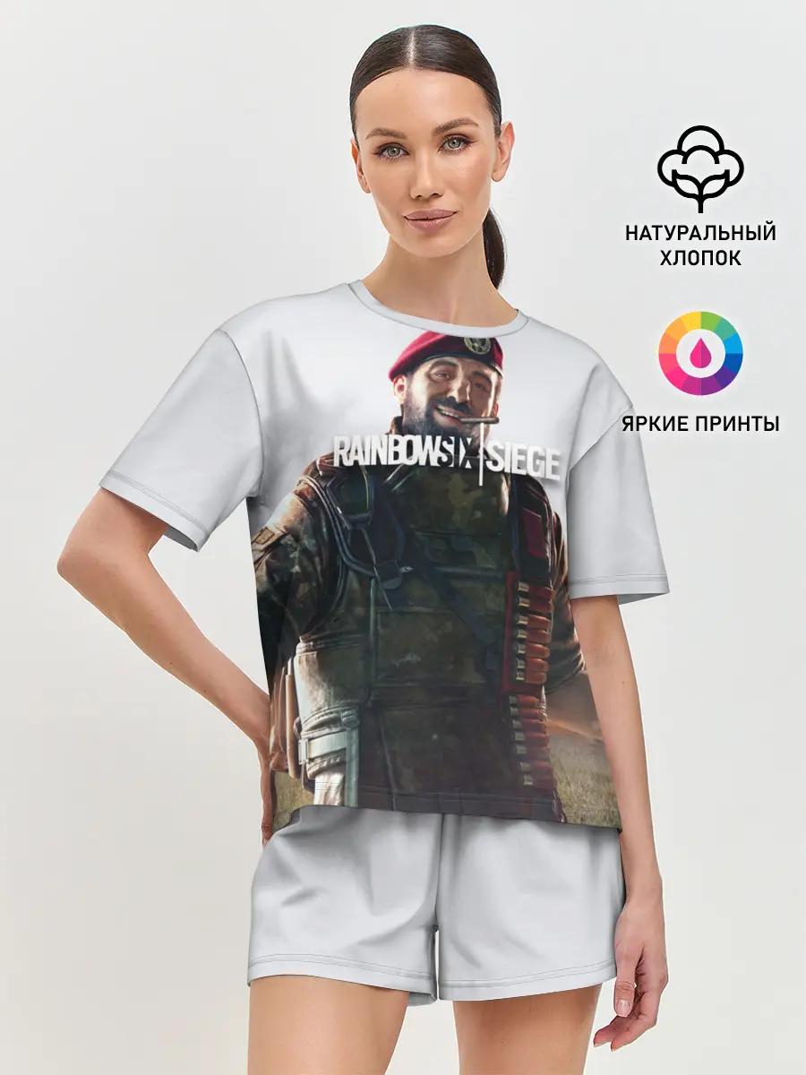 Женская пижама с шортами / RAINBOW SIX SIEGE MAESTRO